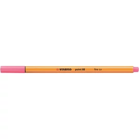 Tűfilc, 0,4 mm, STABILO "Point 88", világos rózsaszín