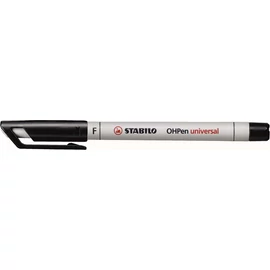 Alkoholmentes marker, OHP, 0,7 mm, STABILO "OHPen F", fekete
