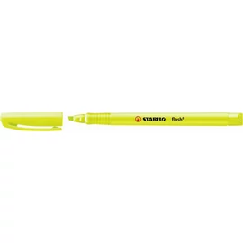 Szövegkiemelő, 1-3,5 mm, STABILO "Flash", sárga