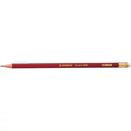 Grafitceruza radírral, HB, hatszögletű, STABILO "Swano"