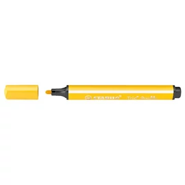 Filctoll, 1,5-2 mm, rugós hegy, STABILO "Trio Scribbi", sárga