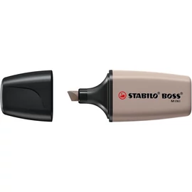 Szövegkiemelő, 1-4 mm, STABILO "Boss Mini Nature vibes", melegszürke