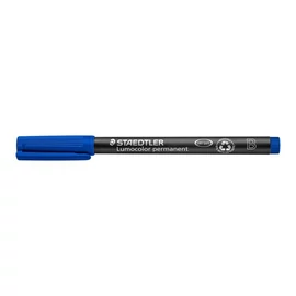 Alkoholos marker, OHP, 1-2,5 mm, STAEDTLER "Lumocolor® 314 B", kék
