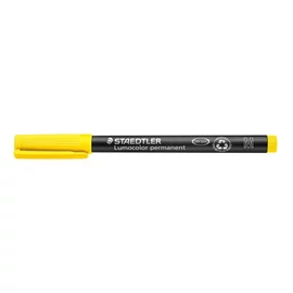 Alkoholos marker, OHP, 1 mm, STAEDTLER "Lumocolor® 317 M", sárga