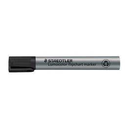 Flipchart marker, 2 mm, kúpos, STAEDTLER "Lumocolor 356", fekete