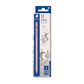 Grafitceruza, 2B, hatszögletű, STAEDTLER "Noris® natural 130 60N"