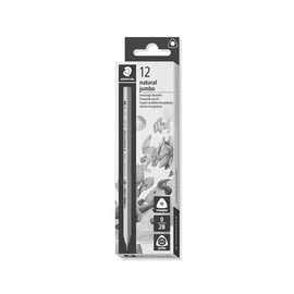 Grafitceruza, 2B, háromszögletű, vastag, STAEDTLER "Noris® natural jumbo 119N"