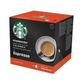Kávékapszula, 12 db, STARBUCKS by Dolce Gusto®, "Espresso Colombia"