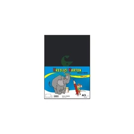 Rajzlap, A3, 180g, 50 lap, STEPA, fekete