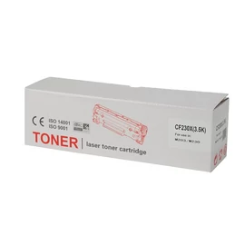 Kompatibilis Lézertoner, TENDER®, fekete, 3,5k (CF230X alternatíva)