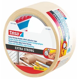 Ragasztószalag, kétoldalas, extra erős, 50 mm x 10 m, TESA "Extra Strong"