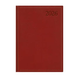 Naptár, tervező, A4, heti, TOPTIMER "Traditional", bordó