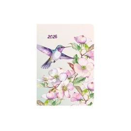 Naptár, tervező, B6, heti, TOPTIMER, "Joy flexi", kolibri