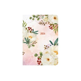 Naptár, tervező, B6, heti, TOPTIMER "Joy", tearózsa