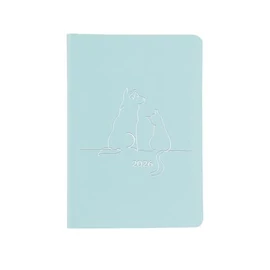 Naptár, tervező, B6, heti, TOPTIMER "Pastel", kék