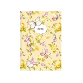 Naptár, tervező, A5, heti, TOPTIMER "Joy", pillangó