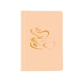 Naptár, tervező, A5, heti, TOPTIMER "Pastel", lazac