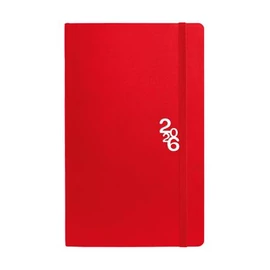 Naptár, tervező, A5, heti, TOPTIMER "Rainbow", piros