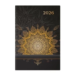 Naptár, tervező, A5, napi, TOPTIMER, "Joy", mandala