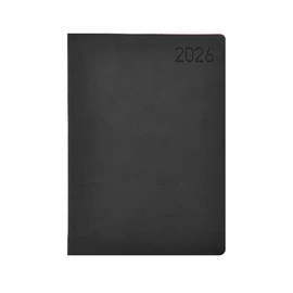 Naptár, tervező, A5, napi, TOPTIMER "Madeira", fekete-bordó