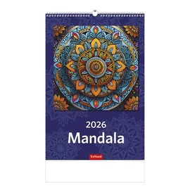 Naptár, fali, TOPTIMER "Mandala"