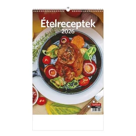 Naptár, fali, TOPTIMER "Ételreceptek"