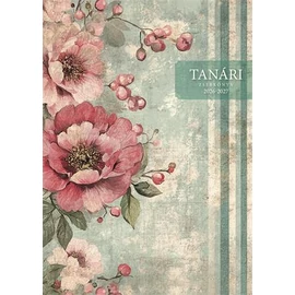 Tanári zsebkönyv, 2026/2027 tanév, A5, heti, TOPTIMER, "Vintage"