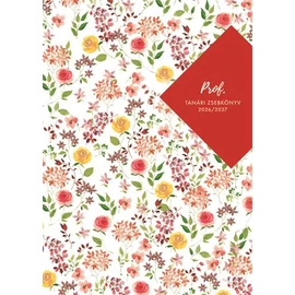 Tanári zsebkönyv, 2026/2027 tanév, A5, heti, TOPTIMER, "Kisvirág"