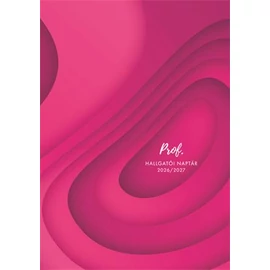 Hallgatói naptár, 2026/2027 tanév, A5, heti, TOPTIMER, pink