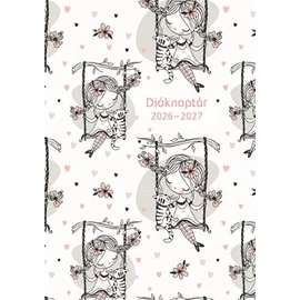 Diáknaptár, 2026/2027 tanév, B6, heti, TOPTIMER "Hintázó kislány"