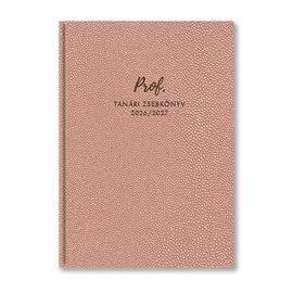 Tanári zsebkönyv, 2026/2027 tanév, A5, heti, TOPTIMER, púder bubble