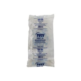 Hűtő- és uzsonnástasak, 2 l, 100 db, 20 x 30 cm, 9 µ, TUTI