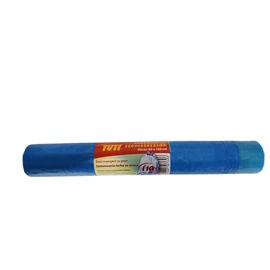 Szemeteszsák, zárószalagos, 110 l, 10 db, 60x100 cm, 23 µ, TUTI, kék