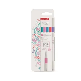 Tűfilc készlet, 0,4 mm, UNI "Emott Candy Pop", 5 különböző szín