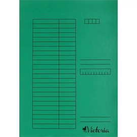 Gyorsfűző, karton, A4, VICTORIA OFFICE, zöld