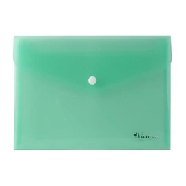 Irattartó tasak, A5, PP, patentos, VICTORIA OFFICE, zöld