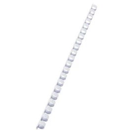 Spirál, műanyag, 10 mm, 41-55 lap, VICTORIA OFFICE, fehér