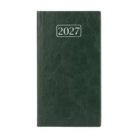 Zsebnaptár, álló elrendezésű, VICTORIA OFFICE "Chrono", zöld (2027 évi)