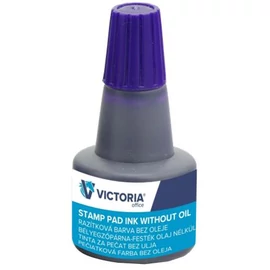 Bélyegzőfesték, 30 ml, VICTORIA OFFICE, kék