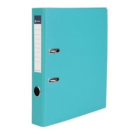 Iratrendező, 50 mm, A4, PP/karton, VICTORIA OFFICE, "Basic", türkiz