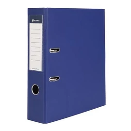 Iratrendező, 75 mm, A4, PP/karton, VICTORIA OFFICE, "Basic", tengerészkék