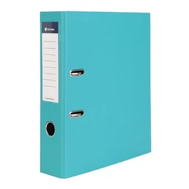 Iratrendező, 75 mm, A4, PP/karton, VICTORIA OFFICE, "Basic", türkiz