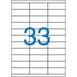 Etikett, univerzális, 70x25,4 mm, VICTORIA PAPER, 3300 etikett/csomag