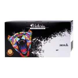 Kompatibilis Lézertoner LaserJet Pro M201, M225 nyomtatókhoz, VICTORIA TECHNOLOGY 83X, fekete, 2,2k (CF283X alternatíva)