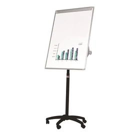 Flipchart tábla, mágneses felület, 70x100 cm, mobil, VICTORIA VISUAL