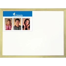 Fehértábla, nem mágneses, 30x40 cm, fa keret, VICTORIA VISUAL