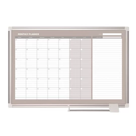 Havi tervezőtábla, mágneses, 90x60 cm, VICTORIA VISUAL