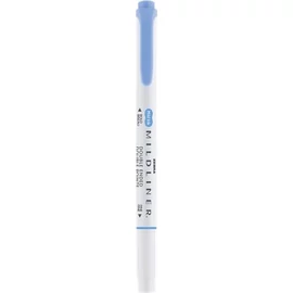 Szövegkiemelő, 1,0/3,5 mm, kétvégű ZEBRA "Mildliner Cool & Refined" kék
