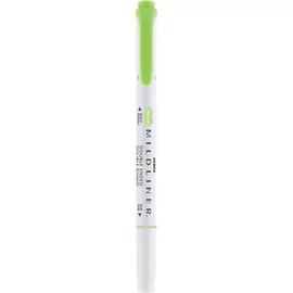 Szövegkiemelő, 1,0/3,5 mm, kétvégű ZEBRA "Mildliner Cool & Refined" zöld