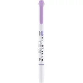 Szövegkiemelő, 1,0/3,5 mm, kétvégű ZEBRA "Mildliner Cool & Refined" lila